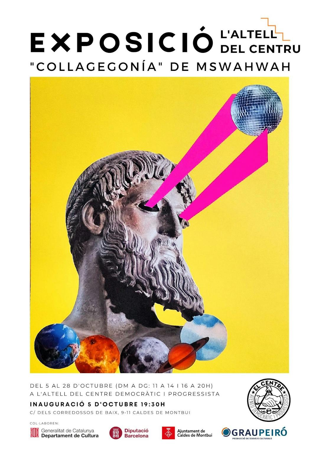 Exposició "Collagegonia" de Mswahwah