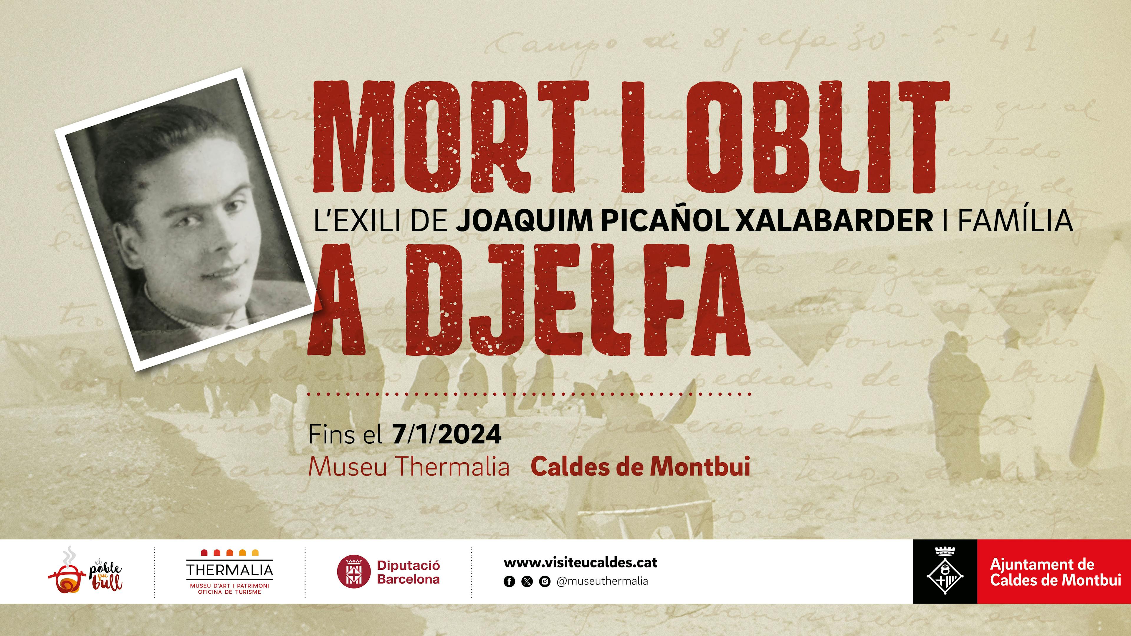 Inauguració de l'exposició “Mort i oblit a Djelfa”. L’exili de Joaquim Picañol i Xalabarder i família