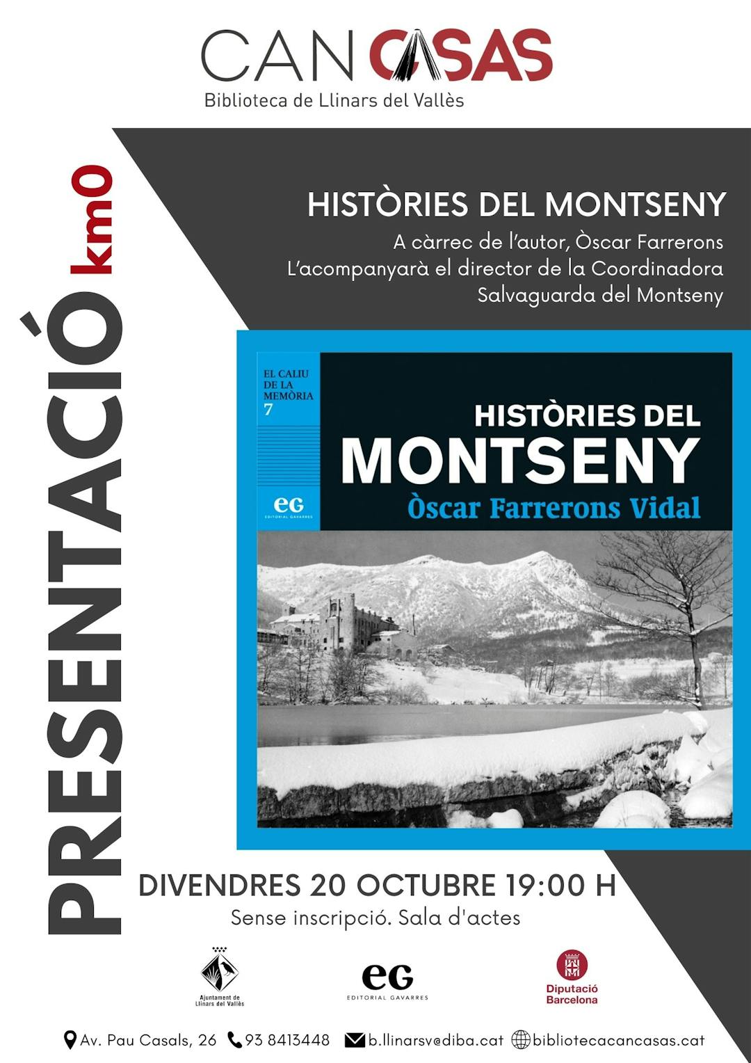 PRESENTACIÓ "Històries del Montseny"